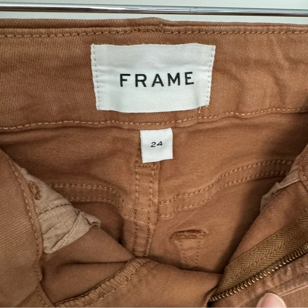 Frame Le Crop Mini Boot in Latte Sz. 24 tan brown - Picture 8 of 9
